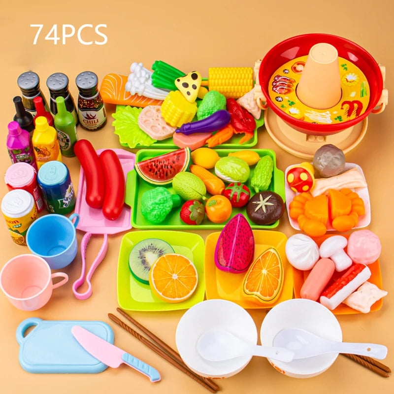 Jouets Cuisine Barbecue 22 Pièces - Jeu Simulation Filles