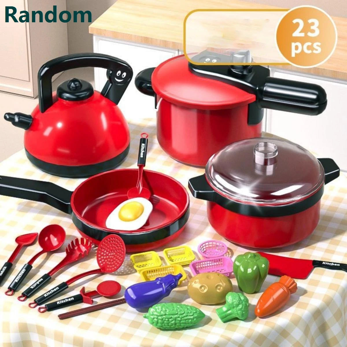 Cuisine Réaliste Enfants 23 Pièces - Jeu de Rôle Maison École