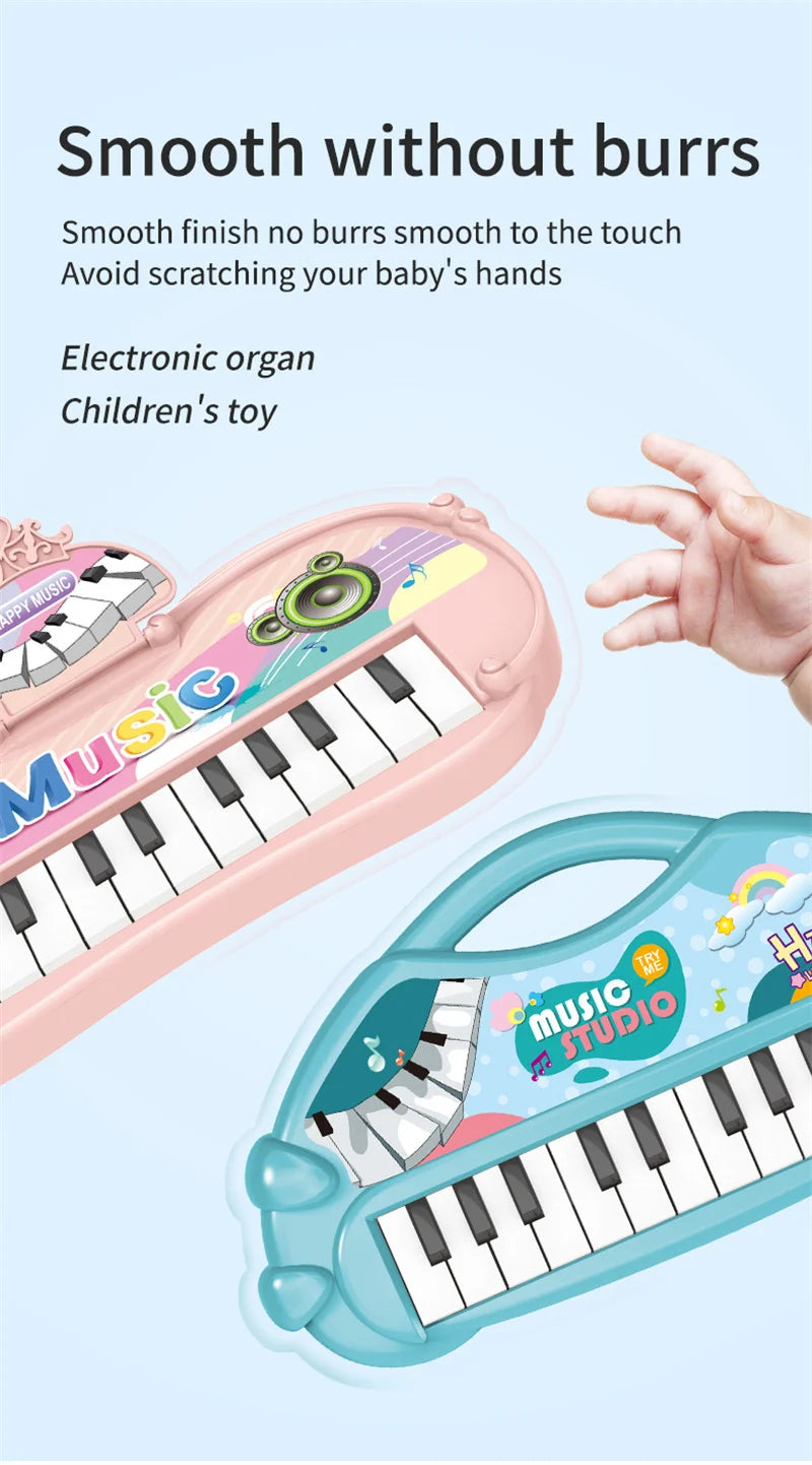 Piano 13 Touches Enfants - Clavier Musical Électronique Éducatif