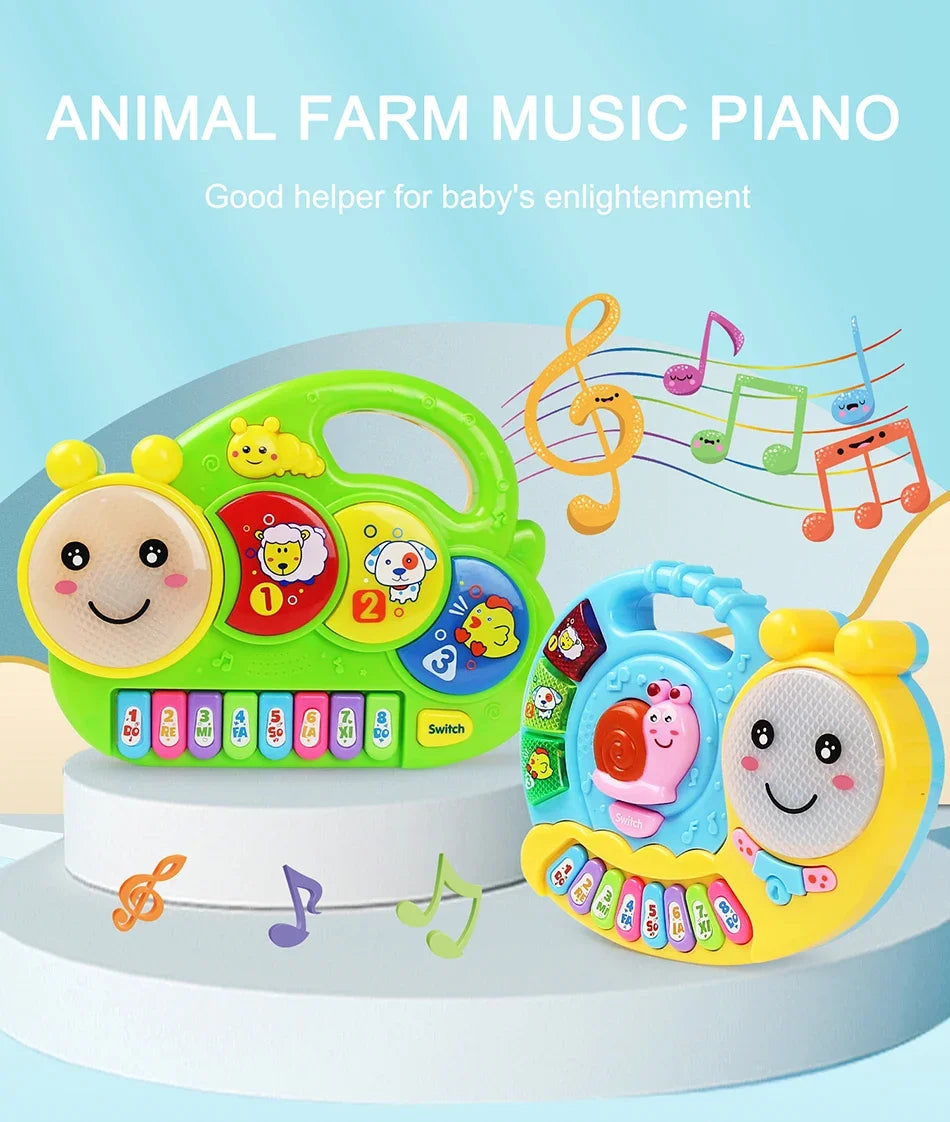 Piano Électronique Enfants - Clavier Musical Sons Animaux
