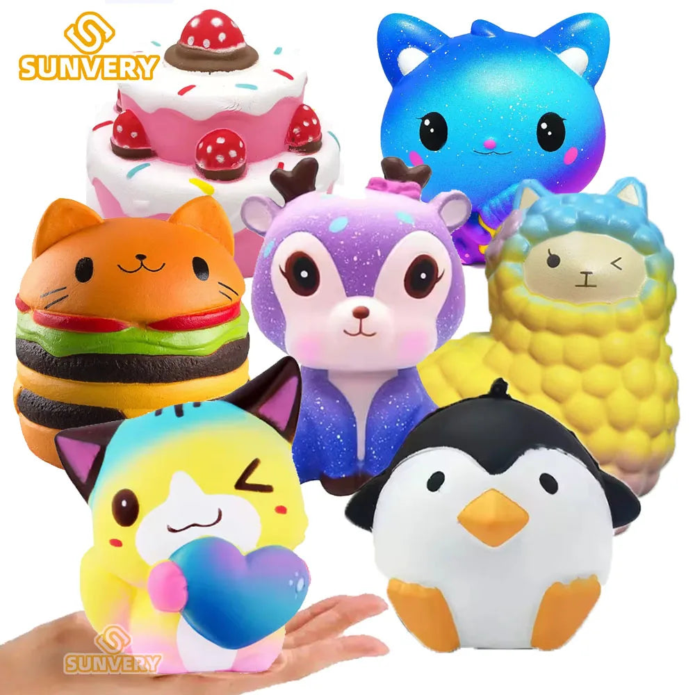 Figurine Kawaii Anti-Stress - Jouet Sensoriel Fidget Enfants Adultes