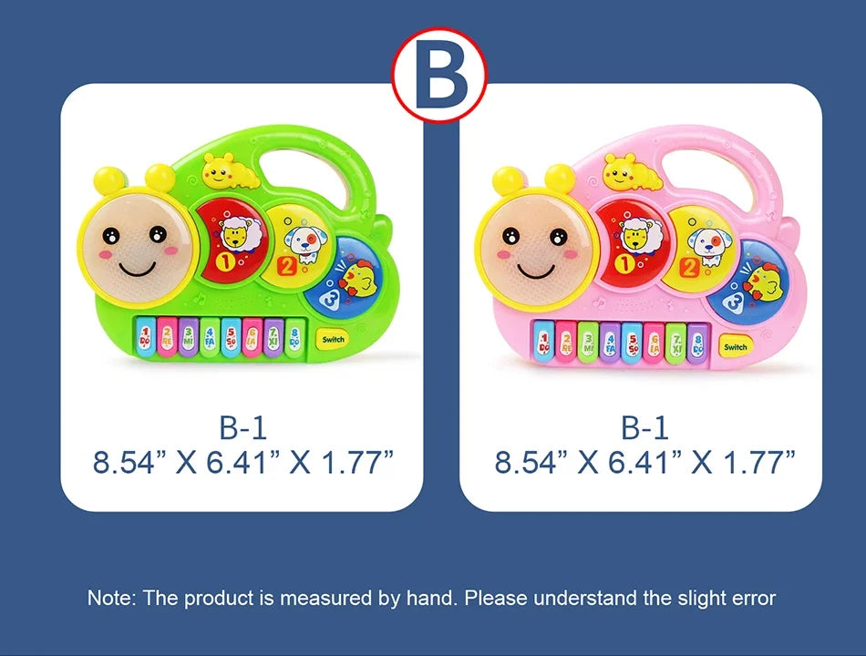 Piano Électronique Enfants - Clavier Musical Sons Animaux