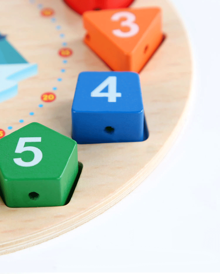 Puzzle en Bois Montessori Bébé 1-3 Ans - Jeu Développement Éducatif