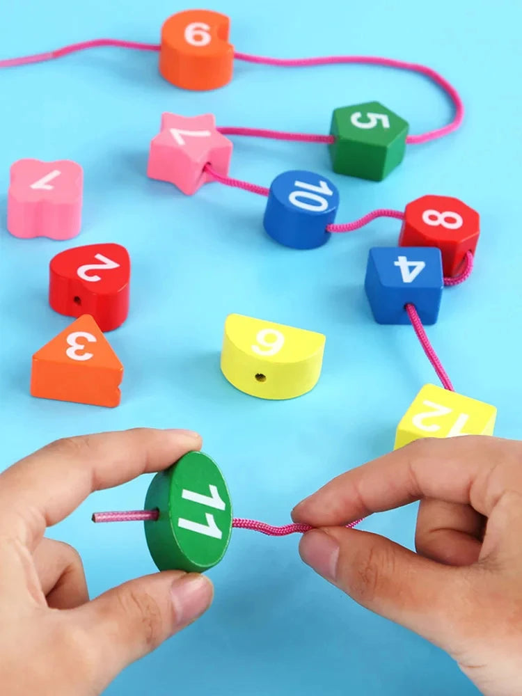 Puzzle en Bois Montessori Bébé 1-3 Ans - Jeu Développement Éducatif