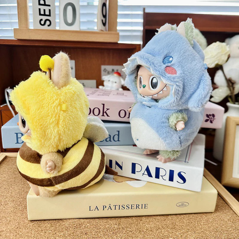 Vêtements Labubu Crevette et Abeille - Tenues Mignonnes Poupée 17cm sans Poupée