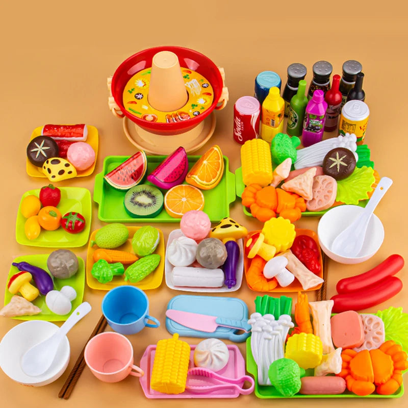 Jouets Cuisine Barbecue 22 Pièces - Jeu Simulation Filles
