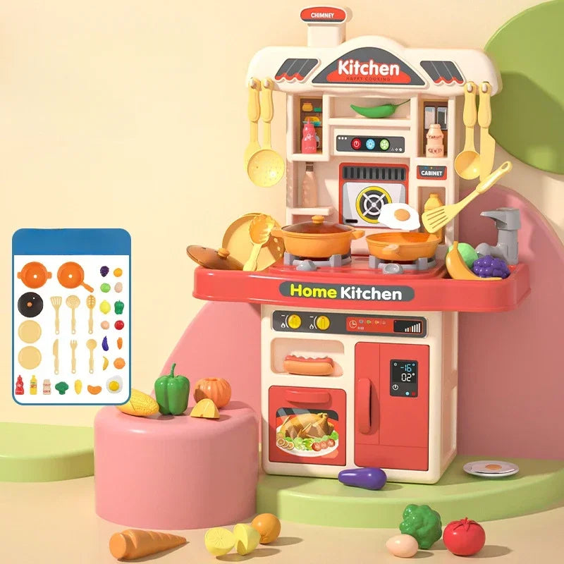 Cuisine pour Enfants avec Son - Jouet Éducatif de Jeu de Rôle pour Filles