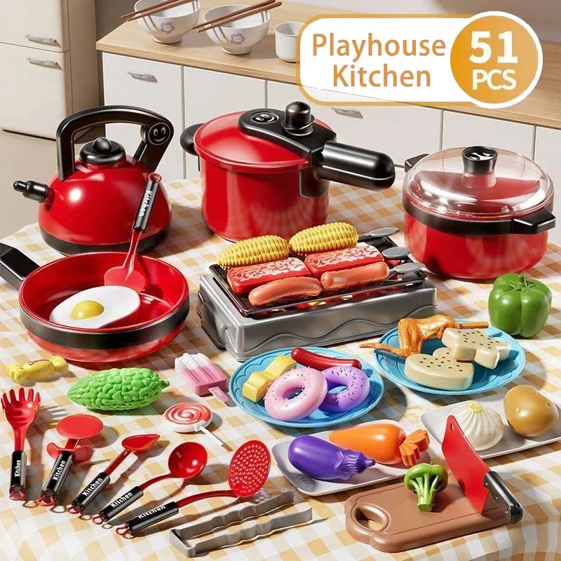 Cuisine Réaliste Enfants 23 Pièces - Jeu de Rôle Maison École