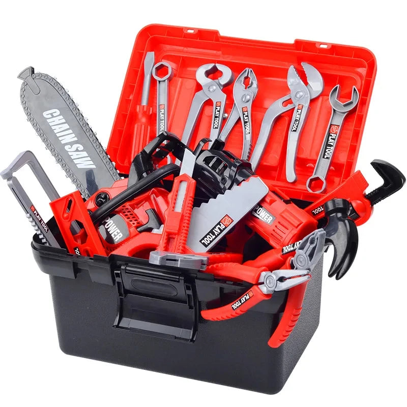 Boîte à Outils pour Enfants - Jouet Éducatif avec Perceuse et Outils de Réparation