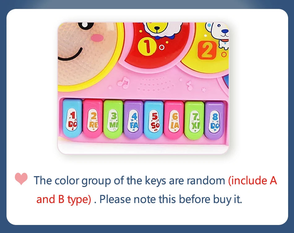 Piano Électronique Enfants - Clavier Musical Sons Animaux