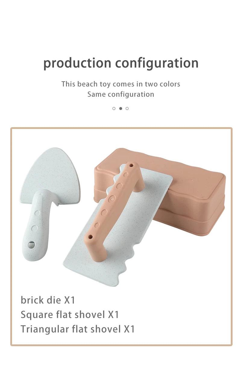 Jouets de Plage Sable Neige KIDNOAM - Set Interactif Parent-Enfant