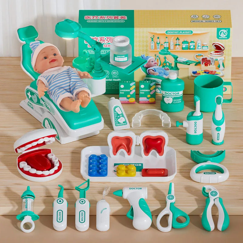 Ensemble de Jouets Dentiste pour Enfants - Accessoires de Jeu de Rôle Médical