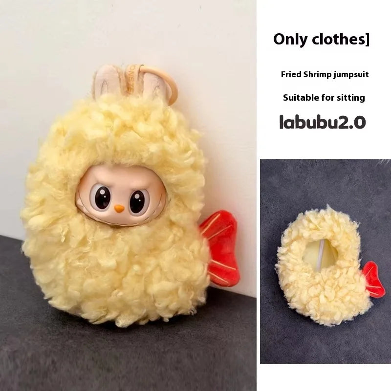 Vêtements Labubu Crevette Fait Main - Accessoires Anime Labubu V1 V3 sans Poupée