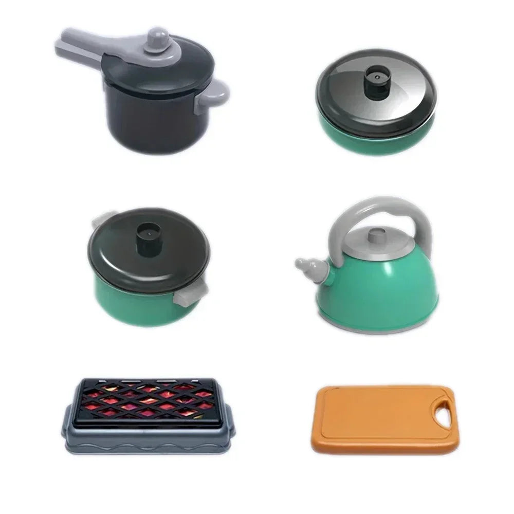 Ensemble de Cuisine pour Enfants avec Ustensiles Réalistes - Jouet Créatif de Jeu de Rôle