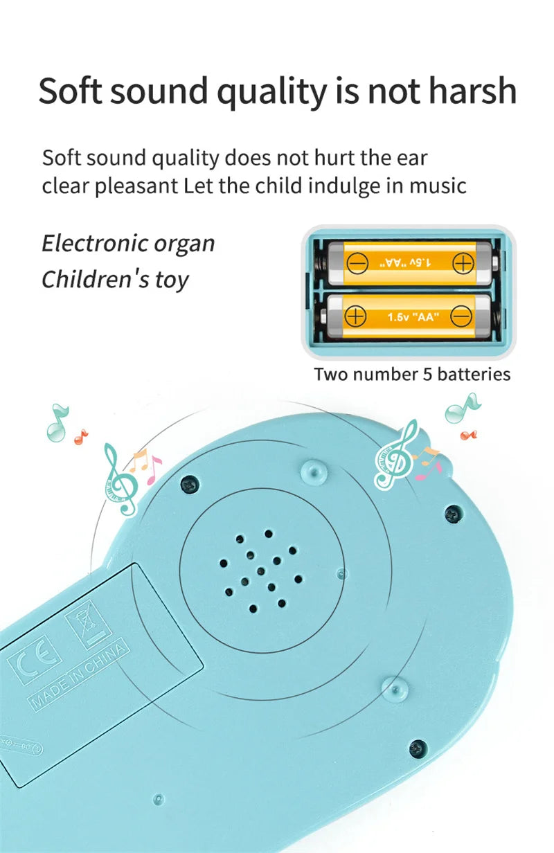 Piano 13 Touches Enfants - Clavier Musical Électronique Éducatif