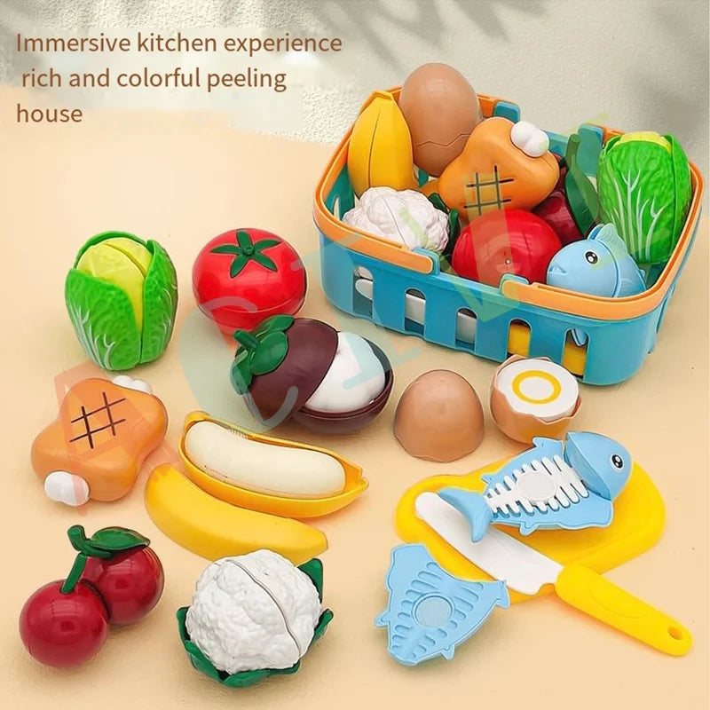 Fruits et Légumes à Découper - Jeu Cuisine Puzzle Éducatif