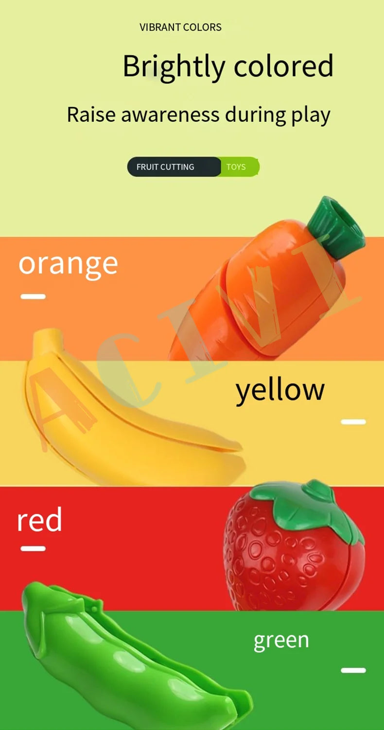 Fruits et Légumes à Découper - Jeu Cuisine Puzzle Éducatif