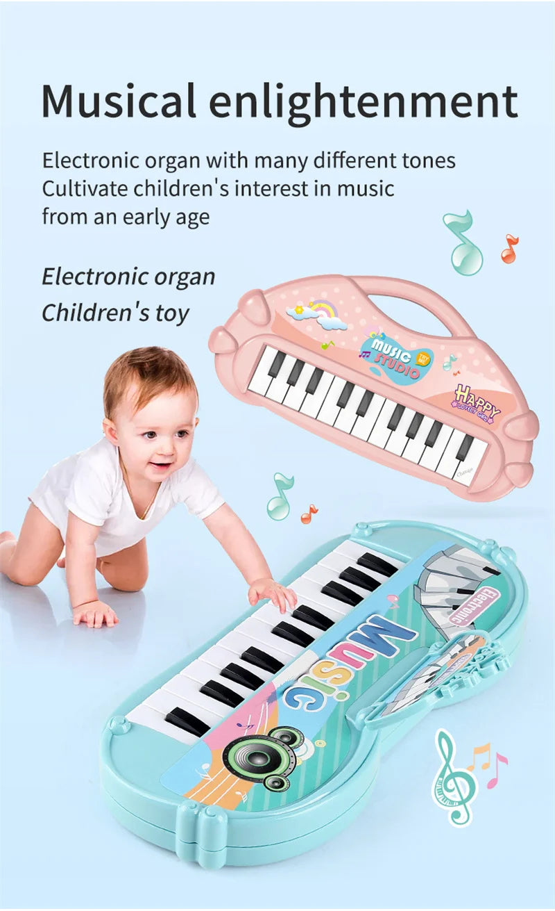 Piano 13 Touches Enfants - Clavier Musical Électronique Éducatif