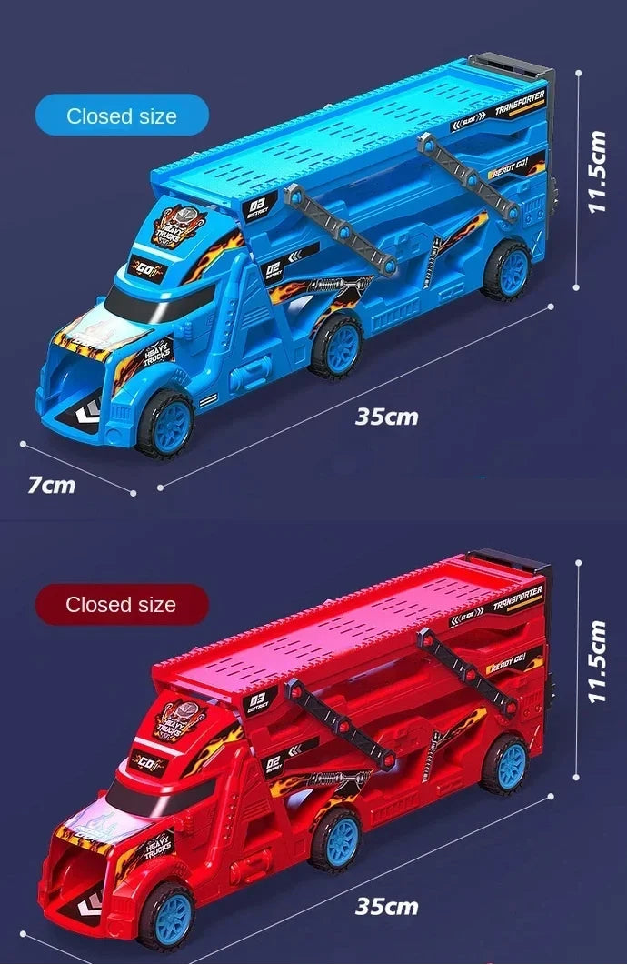 Camion de Transformation Déformable - Piste Pliante Véhicule Course