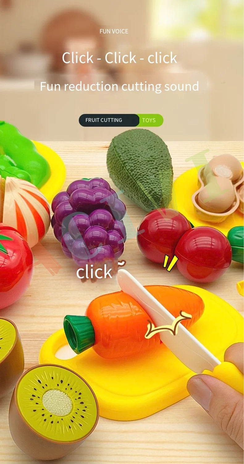 Fruits et Légumes à Découper - Jeu Cuisine Puzzle Éducatif