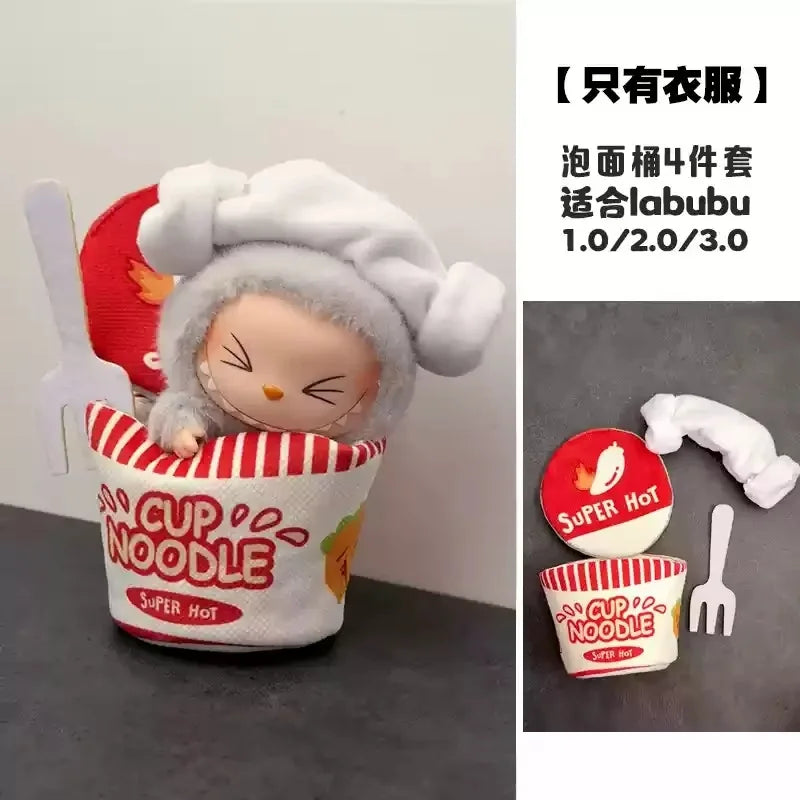 Vêtements Labubu Crevette Fait Main - Accessoires Anime Labubu V1 V3 sans Poupée