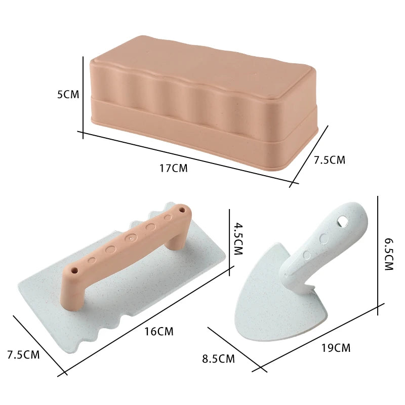 Jouets de Plage Sable Neige KIDNOAM - Set Interactif Parent-Enfant