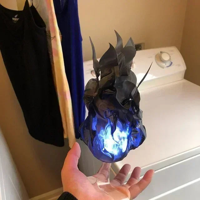 Accessoire Halloween Boule de Feu Flottante - Décoration Cosplay Fête à Assembler