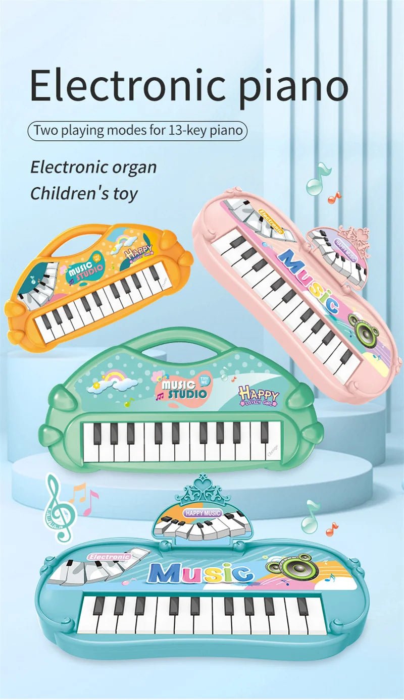 Piano 13 Touches Enfants - Clavier Musical Électronique Éducatif