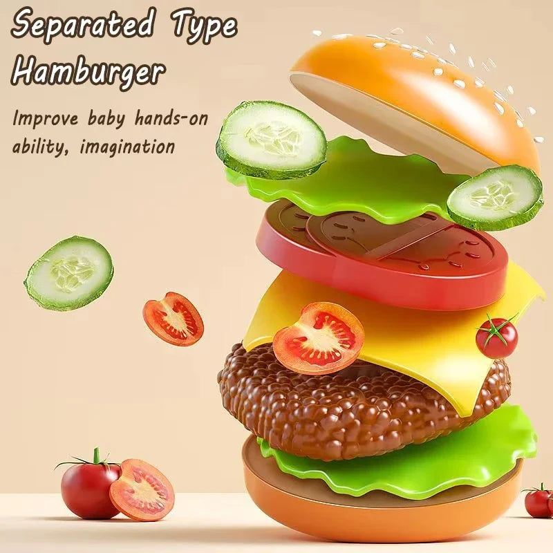 Ensemble Cuisine Enfant - Hamburger Pizza Frites Montessori