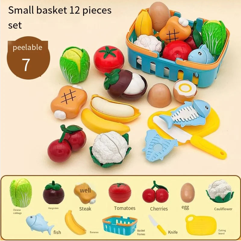 Fruits et Légumes à Découper - Jeu Cuisine Puzzle Éducatif