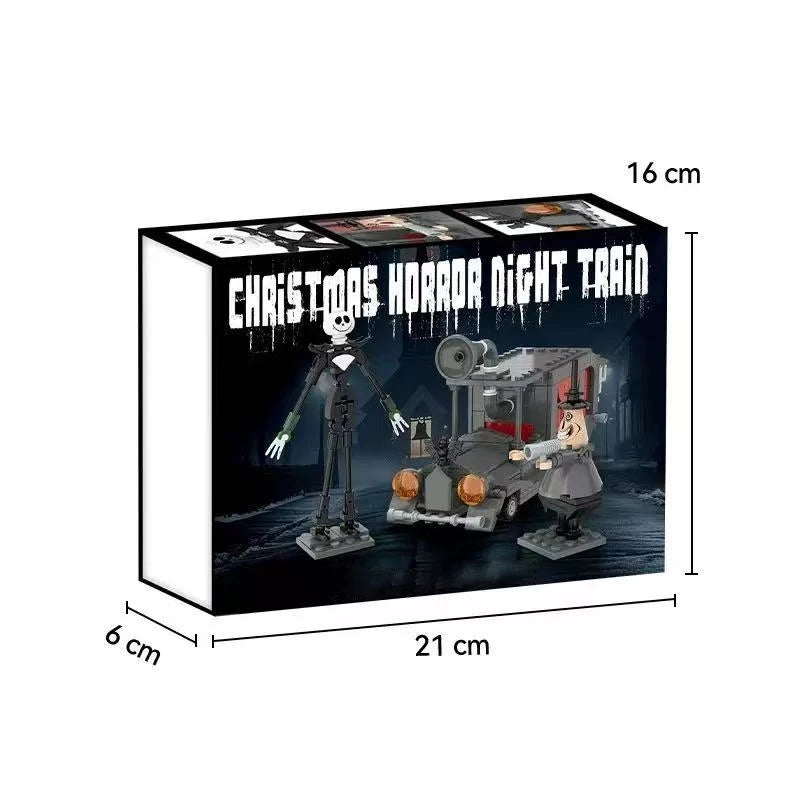 Jouets Surprise Halloween - Cabanes Horreur, Voitures, Blocs Construction DIY Cadeaux