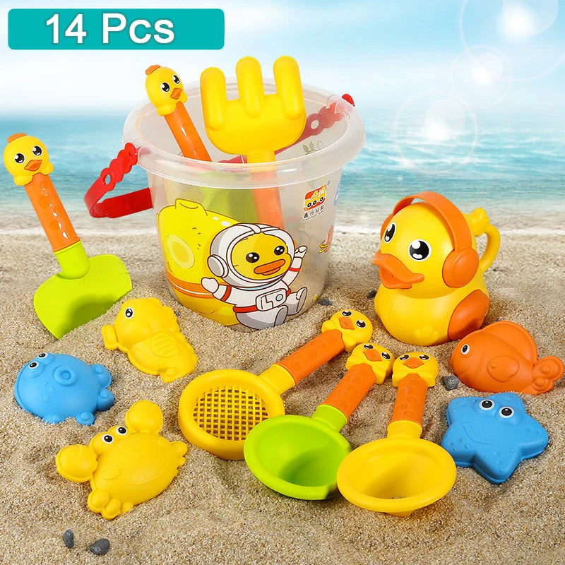 Jouets de Plage 14 Pièces - Set Sable Pelle Été Enfants