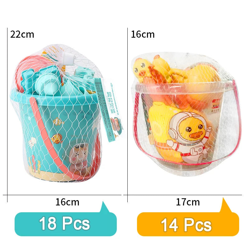 Jouets de Plage 14 Pièces - Set Sable Pelle Été Enfants