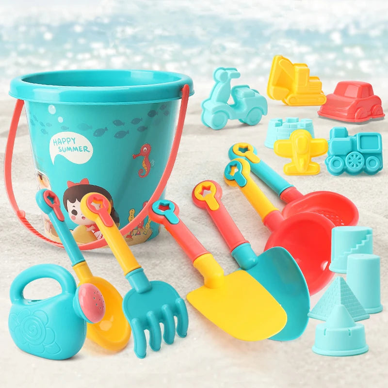 Jouets de Plage 14 Pièces - Set Sable Pelle Été Enfants