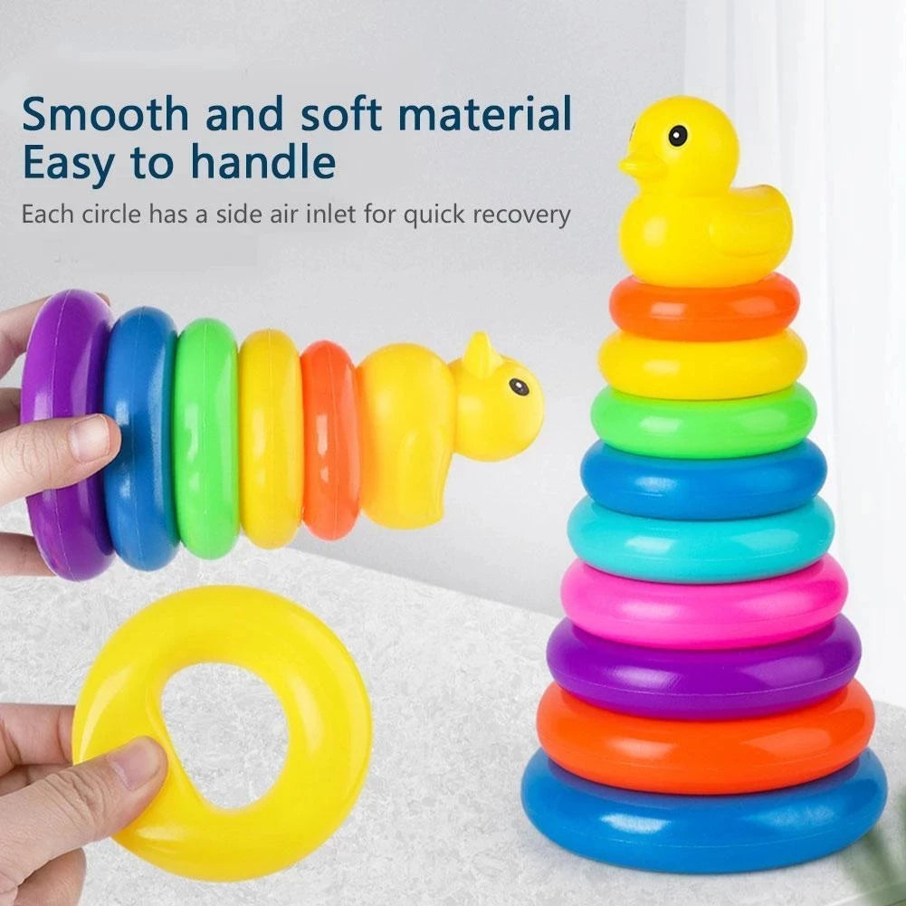 Tour à Boule Roulante Montessori Bébé 1-3 Ans - Jeu Empilage