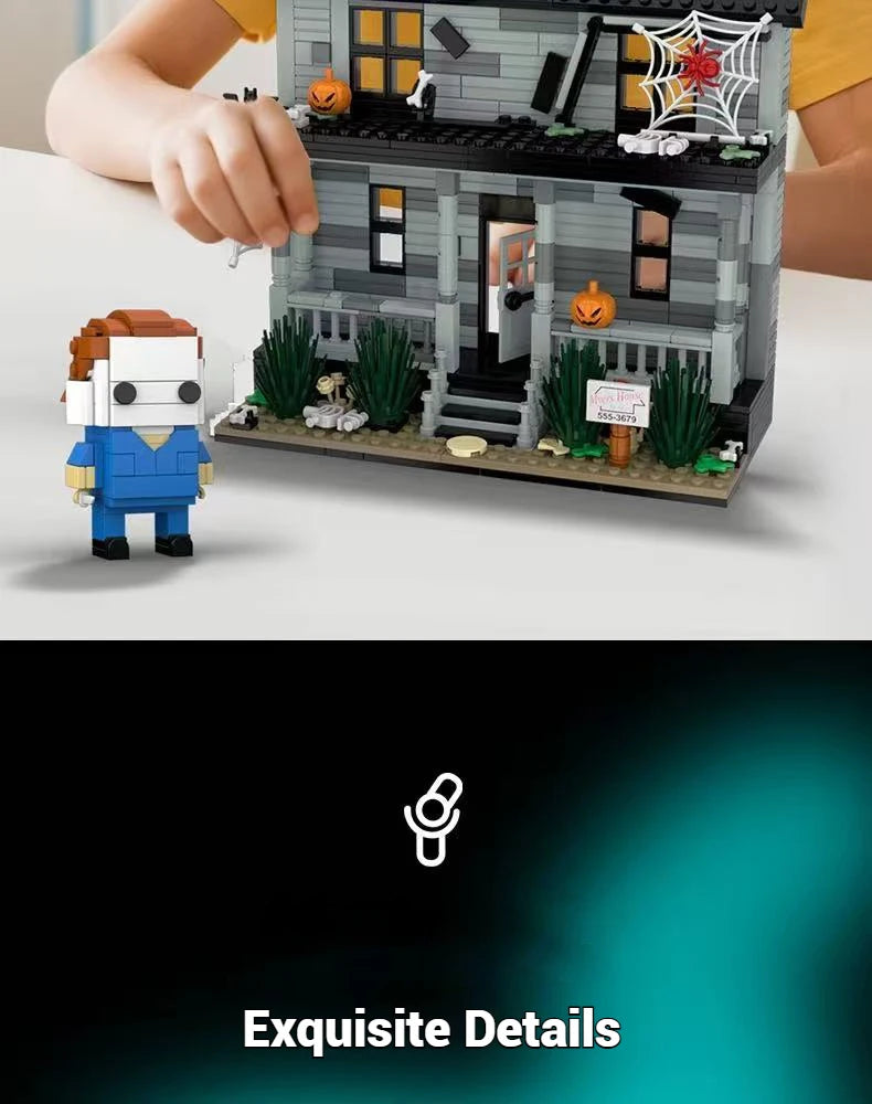 Jouets Surprise Halloween - Cabanes Horreur, Voitures, Blocs Construction DIY Cadeaux