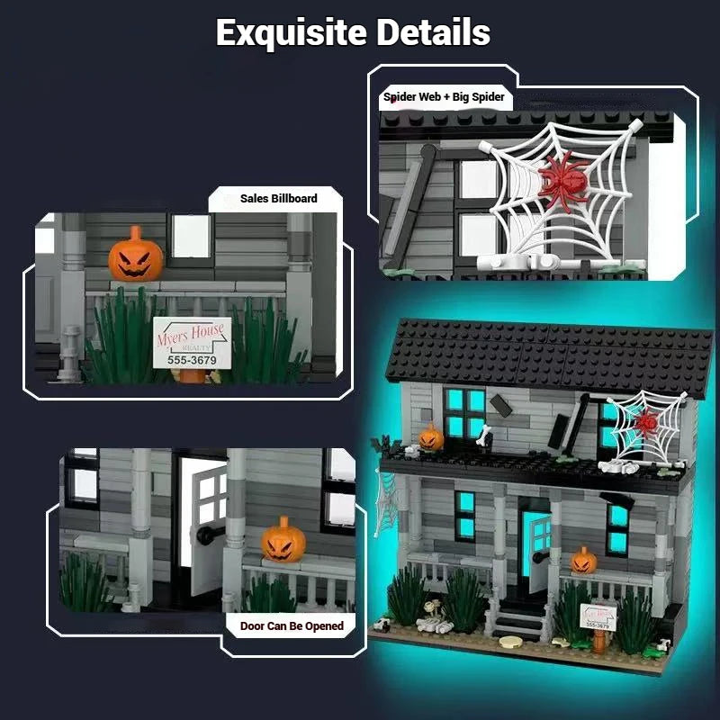 Jouets Surprise Halloween - Cabanes Horreur, Voitures, Blocs Construction DIY Cadeaux