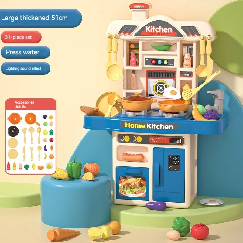 Cuisine pour Enfants avec Son - Jouet Éducatif de Jeu de Rôle pour Filles
