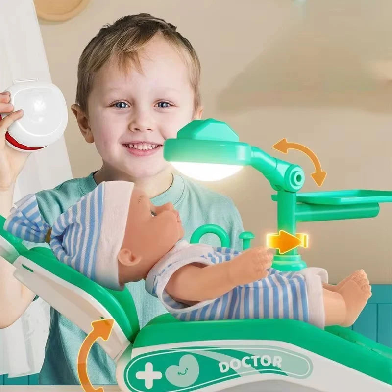 Ensemble de Jouets Dentiste pour Enfants - Accessoires de Jeu de Rôle Médical