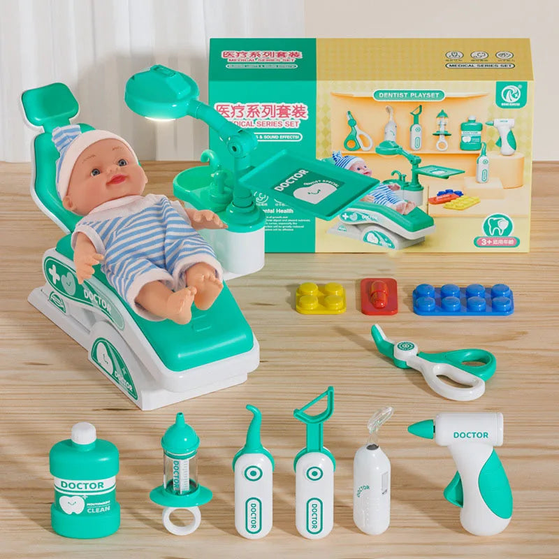 Ensemble de Jouets Dentiste pour Enfants - Accessoires de Jeu de Rôle Médical