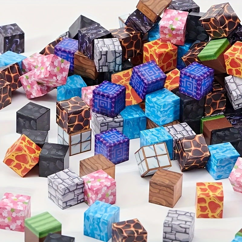 Blocs Magnétiques 50-300 Pièces - Jouet Construction STEM Montessori pour Enfants 3-8 ans